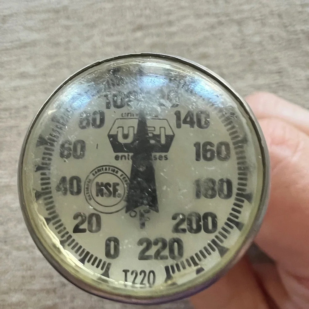 Vintage Acu-rite Meat Thermometer and UFI T220 NSF Kitchen Thermometers Lot of 3